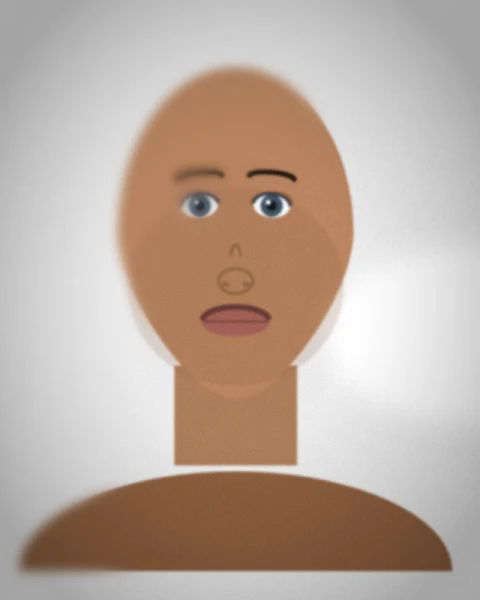 Sample portrait five (synthetic face)